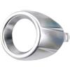QOPUYNH Lampada Nebbia Griglia Auto Auto-Styling Rivestimento Paraurti Anteriore Fendinebbia Copertura Lampada Nebbia Cofano per per Fiesta 2009-2012 Argento Cromato Nero(Left(Silver))