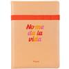 Fisura - Taccuino A5 originale Non mi dà la vita. Quaderno A5 rigido con fogli a punti. Con elastico per 2 penne. Notebook A5. 80 pagine. Carta da 80 g.