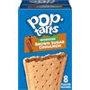 Pop Tarts Pop-Tarts Toaster Pastries, Breakfast Foods, No Frosting, Cannella con zucchero di canna non congelato, 13.5oz Box (8 pastries alla griglia)