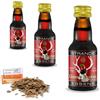 AlcoFermBrew 3 x Essenza Borbon Cherry 25ml - Aroma Senza Alcol - Note Di Ciliegia Nera & Quercia Bourbon - Con Chips Di Quercia Francese 20g In Omaggio