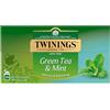 Twinings Green tea e Mint Tè verde alla menta Twinings 25 bustine