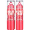 Essence Cosmetics Essence BALSAMO FRUITY HEART CORE-02 (Confezione da 2)