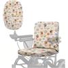 Poceacles Coprisedile per sedia a rotelle, protezione solare, per mobilità e scooter, con bordo elastico, resistente, decorativo, accessorio per sedia a rotelle elettrica, per anziani e anziani