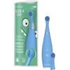 FOREO issa 4 baby - Set spazzolino elettrico sonico in silicone per bambini, setole bifacciali, pulizia denti, massaggio gengivale, 12 mesi di cura con testina extra, 240 giorni batteria, portatile