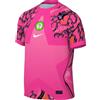 NIKE Nigeria 2026 Stadium Goalkeeper Nike Dri-Fit Replica Maglia da Calcio a Maniche Corte da Uomo, Hyper Pink/Black/White, IB5313-645, M