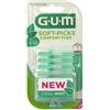 GUM Soft-Picks Comfort Flex Cool Mint Scovolini Monouso Misura M 40 Pezzi Anti-Placca in Gomma