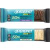 Enervit Pure Pro Protein Bar 50% Cioccolato Bianco White Blast 55 g + Enervit Pure Pro 50% Protein Bar Barretta Proteica Cioccolato Fondente 55 gr