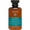 Apivita Shampoo Sebo-Regolatore Menta Piperita e Propoli 250 ml