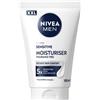 Nivea Men Sensitive Crema Idratante Viso Uomo XXL 100 ml Formula Idratante 24h Senza profumo