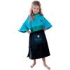 WAVE HAWAII Poncho da bagno per bambini, in 100% cotone, poncho da spiaggia con cappuccio, morbido asciugamano per ragazze in spiaggia, piscina e viaggi, taglia, Harry Potter, XS