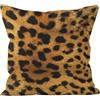 Ethereval Lino Fodere Cuscini Fantasia Federa Cuscino Etnico 1Pcs, Leopardato Federe per I Cuscini It Fodera per Divano Letto Federe Premiumtouch 45x45cm