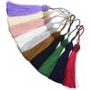 Makhry 20PCS 15.5 cm/15,2 cm Filo di Seta Segnalibro Nappe con 5,1 cm Cavo Loop e Piccolo Nodo Cinese per Fare Gioielli, Souvenir, Segnalibri, di Fai-da-Te Misto 10