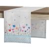 Maison d' Hermine Maison d'Hermine Runner da tavolo in 100% cotone, lunghezza 150 cm, per casa, cucina, sala da pranzo, feste, matrimoni, Primavera Estate (Flower In The Field, 50 cm x 150 cm)