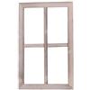 UNUS Nature by Kolibri Finestra decorativa in legno, cornice per finestra in design vintage, cornice rettangolare 50 x 32 x 2 cm