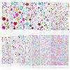 MERVYNGLYNNHUNTER 3839 pezzi strass autoadesivi colorati，brillantini adesivi in varie forme, Autoadesivo Cristallo Strass per fai-da-te, decorazioni e lavoretti per bambini，multicolore