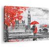 ARTTOR Quadro su Tela Londra l'architettura il Big Ben Stampe da Parete 70x50cm Quadri Moderni Soggiorno Camera da Letto 1 pezzo Piccoli Decorazione Murale Wall Art Canvas Grafica Immagini AA70x50-3153