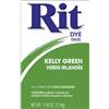 Rit Dye, tintura per Tessuti, in Polvere, Verde Kelly