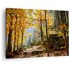ARTTOR Quadro su Tela Autunno montagna foresta natura Stampe da Parete 70x50cm Quadri Moderni Soggiorno Camera da Letto Cucina 1 pezzo Piccoli Decorazione Murale Wall Art Canvas Grafica Immagini AA70x50-2713
