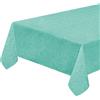 emmevi Tovaglia Cotone Cucina Morbida Copritavolo Tinta Unita Pastello Mod.GREASE DIS_19T 135X180 TURCHESE
