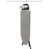 Generico HOLITY Asse da stiro pieghevole per hotel con ferro a secco, Nero E Argento, Acciaio, 1330mm x 400mm (sospeso), 1005mm x 400mm (superficie da stiro), Potenza:220-240V,50/60Hz, 1100W