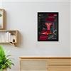 CodersParadise Cornice per poster Ferrari F1 Racing Machine, stampa artistica da parete con cornice A4 per camera da letto, ufficio e configurazione di gioco, decorazione tributo Elite Motorsport con