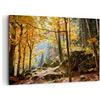 ARTTOR Quadro su Tela 100x70cm Stampe da Parete Autunno montagna foresta natura Grandi Decorazione Murale Camera da Letto 1 pezzo Quadri Moderni Soggiorno Grafica Immagini Wall Art Canvas AA100x70-2713