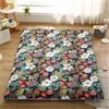 LDLCYCN F,150x200cm(Queen), Futon Materasso Copertura con Cerniera Regina/Re Japanese Floor Bed Cover Tappetino da Letto Pieghevole Futon Coprimaterasso Antipolvere Coprimaterasso Protettivo
