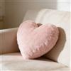 Générique Cuscino in Peluche a Forma di Cuore, Cuscino Decorativo, Cuscino per Divano, Adatto per Soggiorno, Divano, Camera da Letto (Rosa)