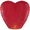 PartyDeco, Lanterna Volante a Forma di Cuore, Rossa