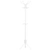 eSituro Appendiabiti Autoportante con 12 Ganci, per Corridoio, Camera da Letto, Guardaroba, Ufficio, Mobile a Forma di Albero in Metallo per Vestiti, Cappelli e Borse, 45x40x173 cm, Bianco