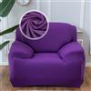 VanderHOME Copridivano 1 Posti, Copridivano Antigraffio Gatto, Copridivani Elasticizzati, Telo Copridivano, Fodera Divano Antimacchia Lavabile Antiscivolo (1 Seduta, Viola)