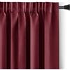 RESTILO Blackout - Tenda oscurante per finestre, 140 x 270 cm, colore: rosso vinaccia