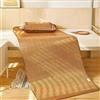 HRXQ Stuoie Di Sonno Di Estate 190×80cm, 190×90cm, 195×100cm Stuoia Bambu Letto Con Federa Di Rattan, Materasso Raffreddamento In Bambù Naturale E Traspirante Per La Casa, La Scuola E Il Dormitorio ( Color