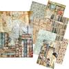 Ciao Bella - Confezione da 8 fogli di carta in paglia di seta, formato DIN A5, per scrapbooking, decoupage su metallo, legno, ecc