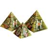 Guador Piramide Egiziana Statuetta Bronzo Retrò Edificio Modello Scrivania Ornamento per Regalo Souvenir (Bronzo antico)
