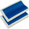 Baldiflex Coppia Cuscini Memory Idro Gel Fresco Modello Ortocervicale Ortopedico cervicale Fodera Aloe Vera Sfoderabile Lavabile con Fori Traspiranti