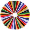 Elegrip Cerniere a Spirale in Nylon Cucito Artigianale, Cerniere Lampo Invisibile Bobina Multicolore Chiusure 100 Pezzi per DIY Vestiti Borsa Astuccio Federa (20 Colori, 30cm)