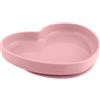 Chicco Piatto a Cuore in Silicone con Ventosa Antiscivolo 9m+, Piatto Pappa Neonato Infrangibile in 100% Silicone Alimentare, Senza BPA, Lavabile in Lavastoviglie e Sicuro per Microonde