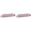 Interbaby Cuscino Neonato Caramello, Bolle rosa chiaro (Confezione da 2)