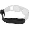 Haofy Occhiali da Basket Comodi Occhiali Sportivi Regolabili con Protezione Anti-UV per la Corsa, L'escursionismo, il Calcio, Dimensioni 5,9x2 Pollici (BLACK)