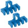 XUMIUZIY Divaricatore per Racchetta per Tennis da Badminton, 2 Pezzi di Protezione per Strumenti di Incordatura per Macchina per Tirare la Racchetta (BLUE)