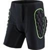 Marchfunny Pantaloncini di supporto per sport invernali, tra cui sci, snowboard, pattinaggio su ghiaccio, con materiale elasticizzato traspirante (XL, verde)
