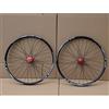 QHYRZE 26/27,5/29 Pollici Ruote Da Bicicletta Cerchio A Doppia Parete Freno A Disco Set di ruote MTB Mozzo QR 32H Cassetta 7/8/9/10/11 Velocità(Blauw,27.5inch)