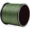 Generico Lenza da pesca intrecciata in PE, 300 M, 10LB-80LB(Red,300M-0.26mm-30lb)