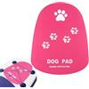 Generisch Paddleboard per cani, motivo zampe, antiscivolo, impermeabile, in PVC, per kayak, skimboard, canoa, stand up, sport acquatici, avventure, yacht e barche