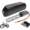 JCXYL EV Pacco batterie al Litio per ebike da 48V 20Ah 10Ah 13Ah 15Ah, Batteria da 52V 36V 15Ah 20Ah per Motore da Mountain Bike da Montare sul Tubo Obliquo.,36v 17.5ah
