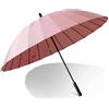 Generic CMBSSTFC Ombrelli for Ombrello da Pioggia Manico in Pelle Ombrello da Golf Antivento Ombrello da Pioggia da Viaggio Grande Tettuccio di Rinforzo Aperto Automatico Ombrello Ventilato Ombrello Antivento