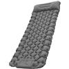 MODRYER Materassino Da Campeggio Ultraleggero, Più Largo E Singolo, In Resistente TPU, Autogonfiante E Compatto, Ideale Per Escursionismo E Backpacking Con Sacca Di Trasporto Inclusa,Grey 2-198 * 70 * 10cm