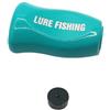 Marchfunny Manopole per mulinello da pesca per Daiwa Slp S per Stradic per Sienna e Sahara Casting Reels in fibra di carbonio, impugnatura sfumata, colore nero, viola, rosso, verde, blu, leggero, 4,9 g (1 set