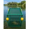 Generic Cesto Galleggiante per Pesci con Mezza Copertura Rete 3 mm(180x150x100 cm)